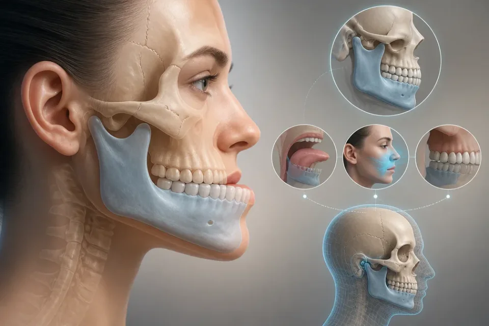 نمای توضیحی درباره آیا عادتها علت اصلی آندربایت فکی هستند